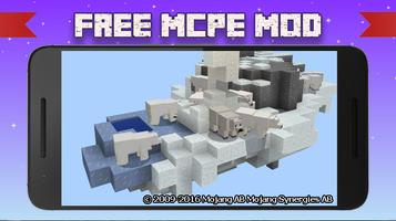 Simple Sky map for Minecraft Affiche