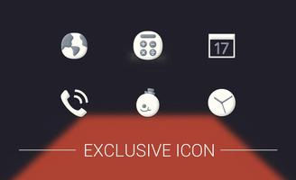 برنامه‌نما Simple Arctic Style Icon Pack عکس از صفحه