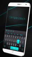 برنامه‌نما Simple Black Keyboard عکس از صفحه