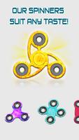 Poster Fidget Spinner: tap to win
