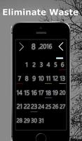 Simple Calendar app *DeepBlack poster