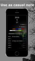 Simple Calendar app *DeepBlack capture d'écran 2