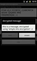 simple sms encryption स्क्रीनशॉट 3