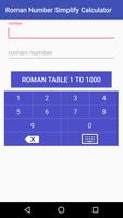 Roman Number Calculator Affiche