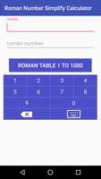 Roman Number Calculator 海報
