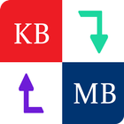 Byte Converter - KB to MB MB to GB or GB to KB icono