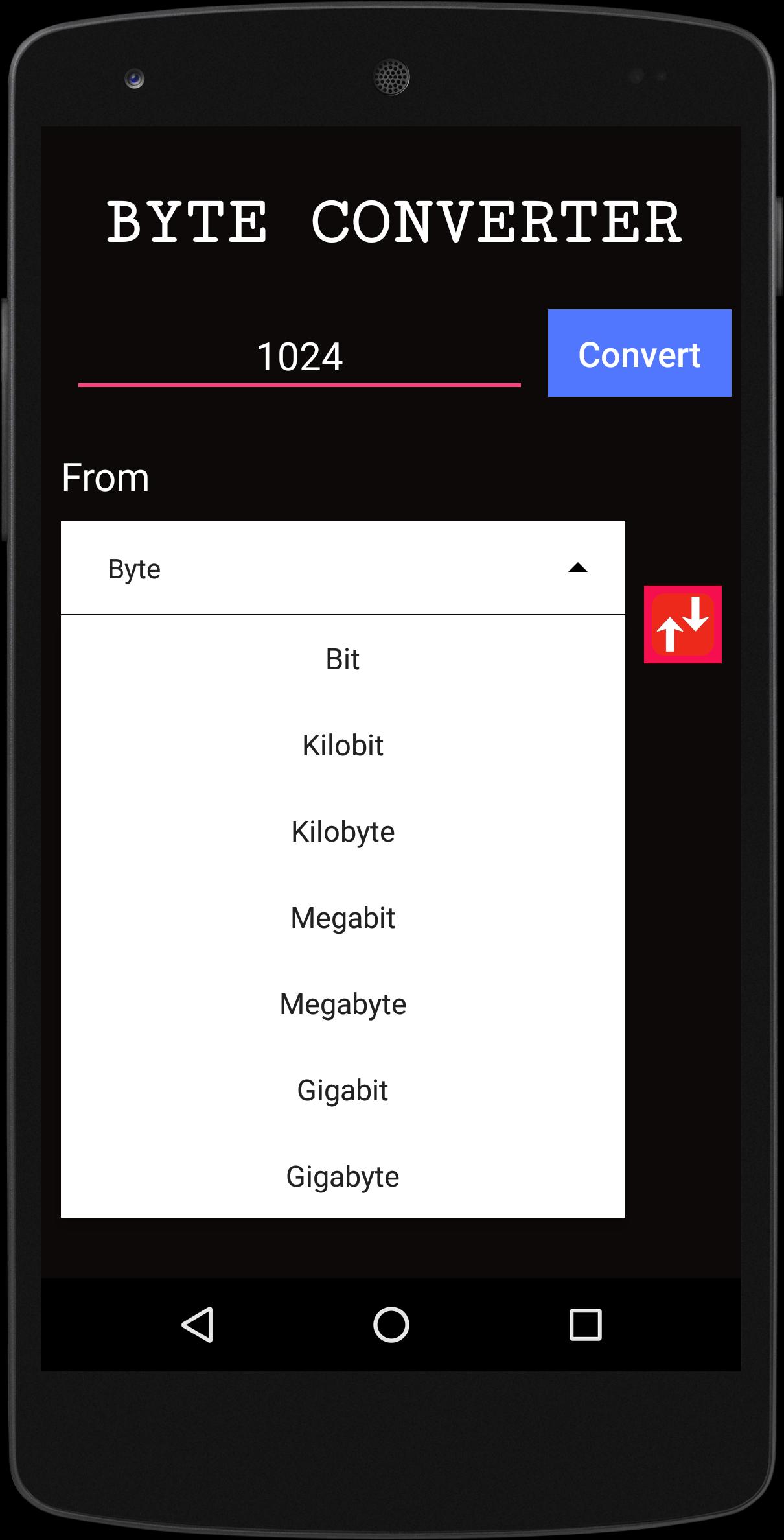 Android 用の Byte Converter Kb To Mb Mb To Gb Or Gb To Kb Apk をダウンロード