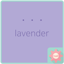 simple dot - lavender 카카오톡 테마 APK