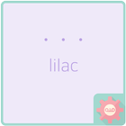 simple dot - lilac 카카오톡 테마 أيقونة