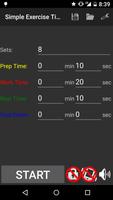 Poster Simple Exercise Timer