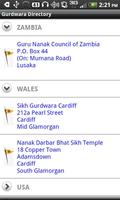 Gurdwara Directory capture d'écran 2