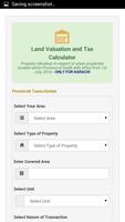 Sindh Property Tax Calculator capture d'écran 1