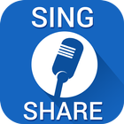 Chantez et partager icône