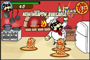 Pizza Zombie Attack تصوير الشاشة 1