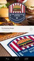 The American Burger Plakat