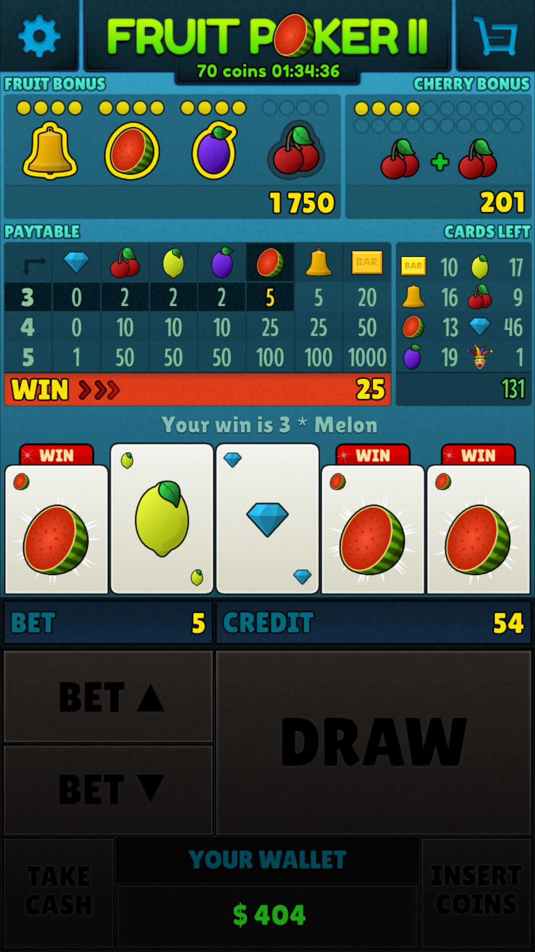 Fruit Poker Fruit Poker
