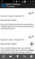 Sahih AlBukhari English Arabic screenshot 3