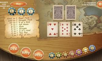 Let Pirates Ride Poker captura de pantalla 1