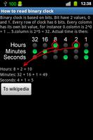 Simple Binary Clock capture d'écran 2