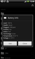 fileman Battery Info Affiche