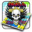 Skull Street Graffiti Keyboard Theme | Young Style