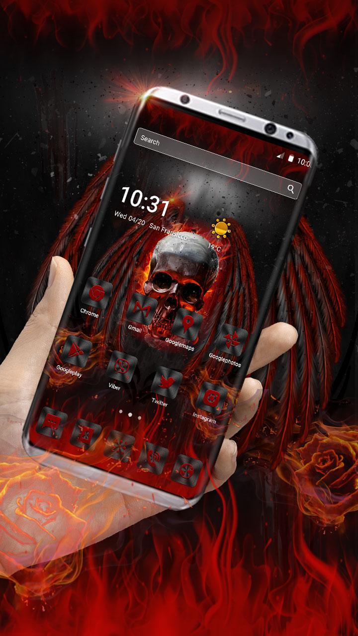 Android 用の ブラッドレッドスカルランチャー Apk をダウンロード Android 用の ブラッドレッドスカルランチャー Apk をダウンロード
