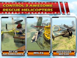 Rescue Helicopter -3D Parking screenshot 1