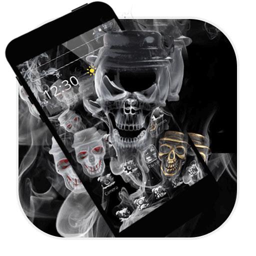 Skull Smoker Skeleton