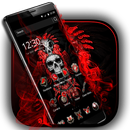 Red Blood Skull Launcher APK