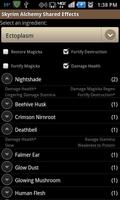 Skyrim Alchemy Shared Effects スクリーンショット 2