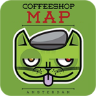 Coffeeshop Map Amsterdam icône