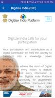 Digitize india (DIP) app capture d'écran 1