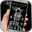 APK Mr Skeleton Launcher skull