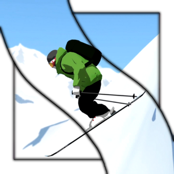 Ski live. Аватар на WHATSAPP лыжник.