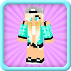 Cute girl skins for minecraft icône