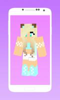 Hot girl skins for minecraft পোস্টার