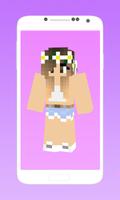 Hot girl skins for minecraft syot layar 1