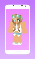 Hot skins for minecraft pe poster