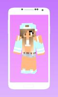 Cool skins for minecraft pe poster