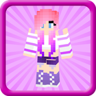 Skins girls for minecraft pe-icoon