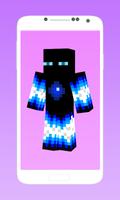 Enderman skins for minecraft পোস্টার