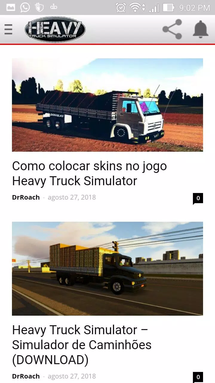 Novo Jogo de Caminhão Brasileiro para Celular - Heavy Truck Simulator 