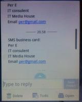 Business card screenshot 1