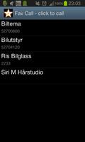 Fav Call Contacts پوسٹر