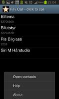 Fav Call Contacts スクリーンショット 1