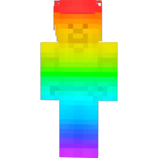 Rainbow Steve Skin APK for Android Download