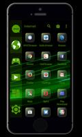 Green Glass SmartLauncherTheme syot layar 1