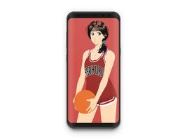 Slam Dunk Shohoku-Anime Wallpaper syot layar 1