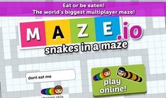 Maze.io - Snakes in a Maze! Affiche