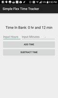 Simple Flex Time Tracker screenshot 1